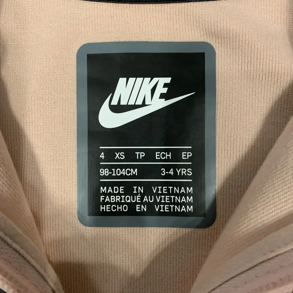 Nike Kids Tracksuit Set Pink Hoodie Joggers Size 4 XS 3-4 Years - Picture 9 of 10